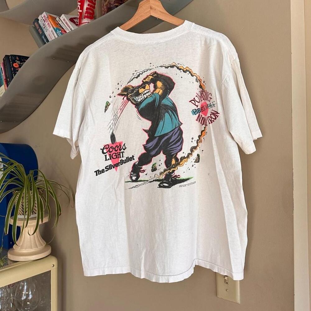 Vintage 1991 coors light shirt